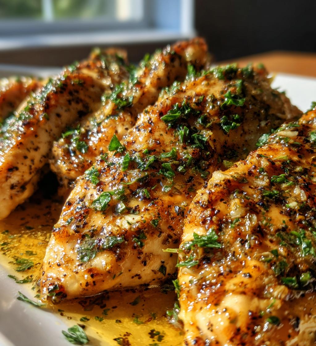 garlic butter baked chicken breast is a must try
