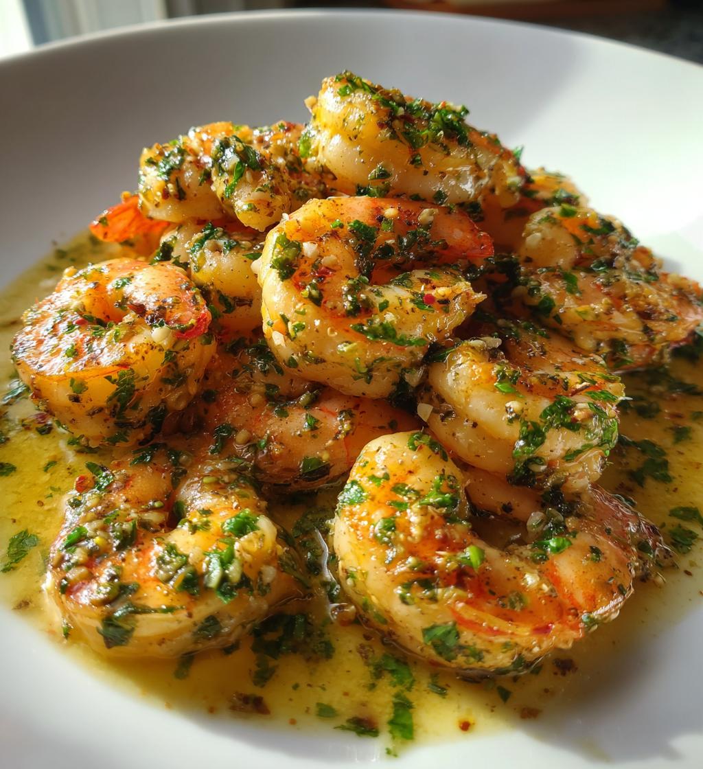 garlic butter shrimp recipe easy dinner - detail 1