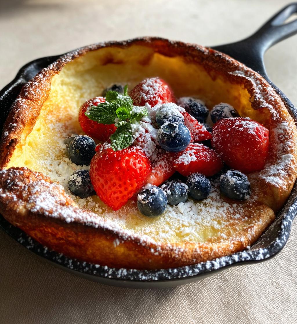 german pancake - detail 1