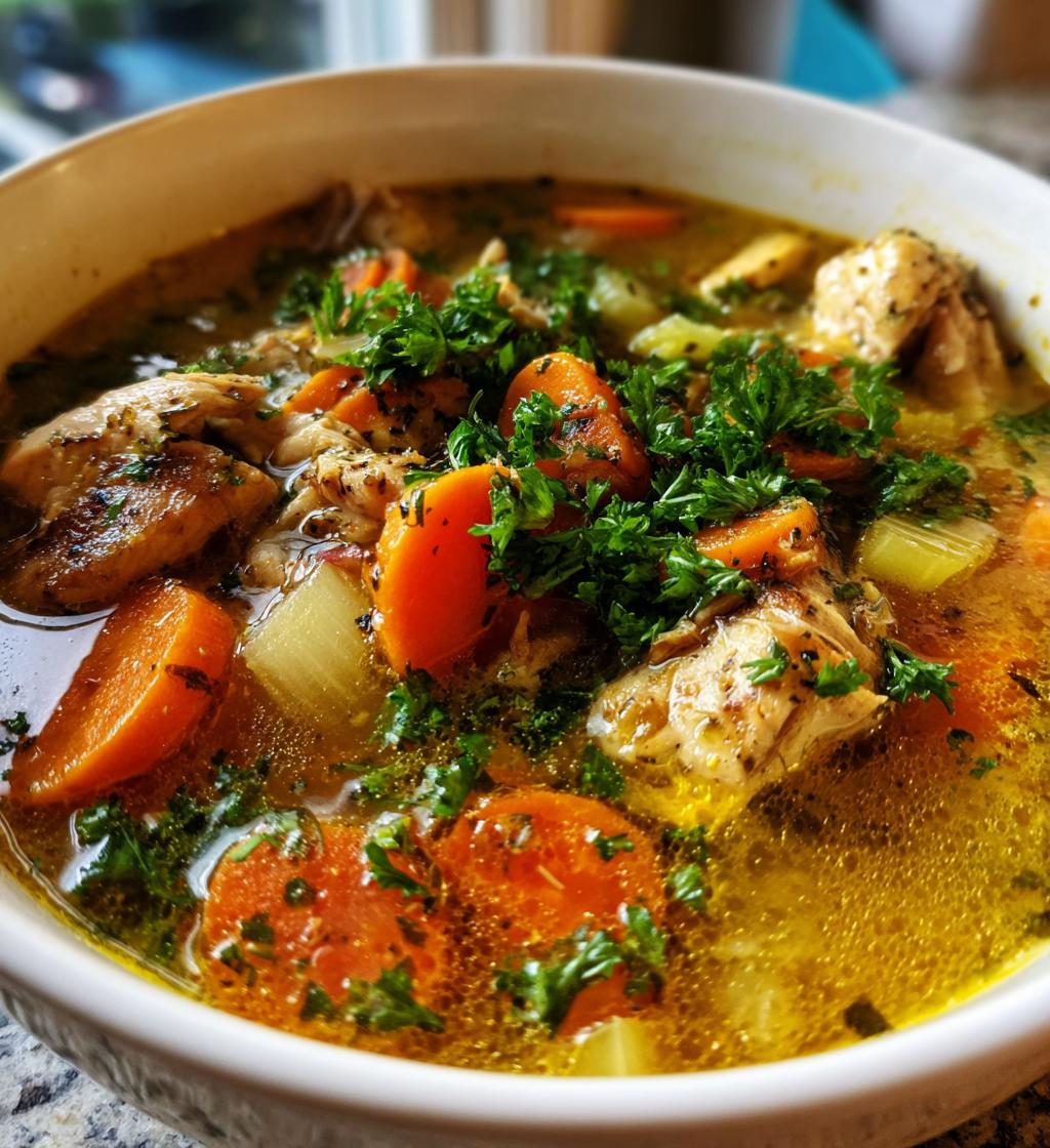 ginger lemon chicken soup recipe