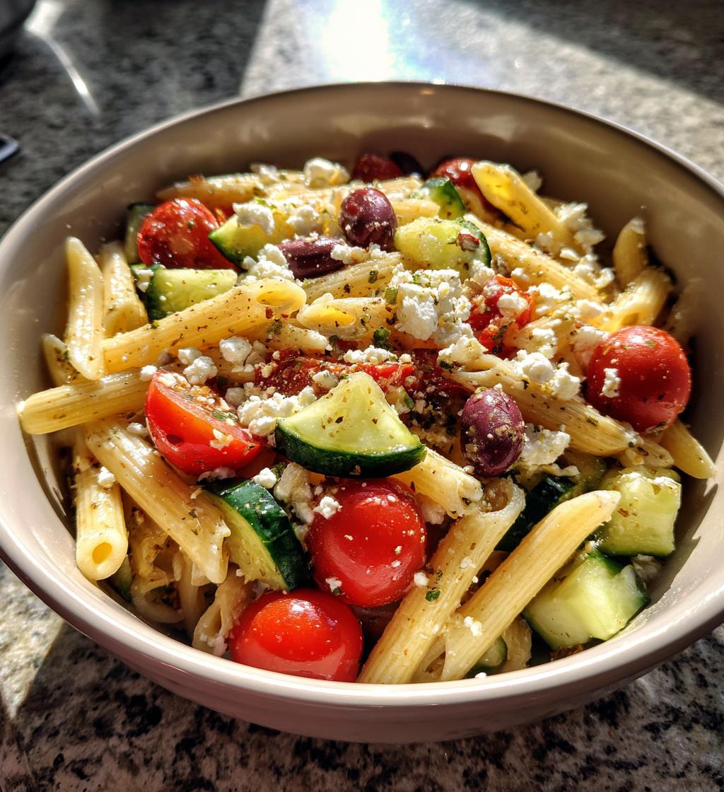 greek pasta salad recipe