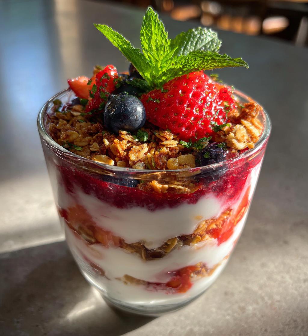 greek yogurt parfait recipe breakfast
