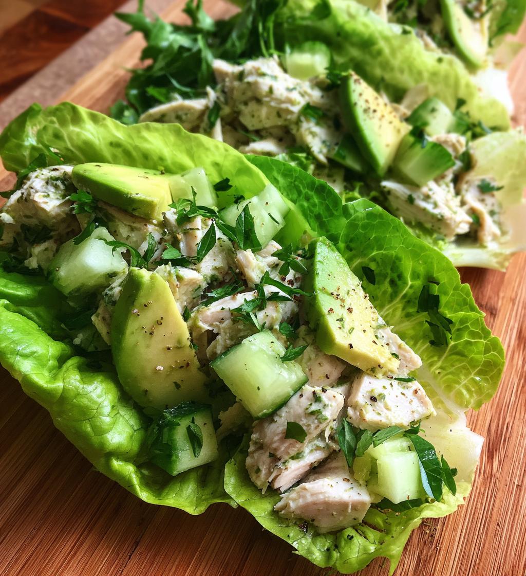 green goddess cucumber chicken wrap salad recipe
