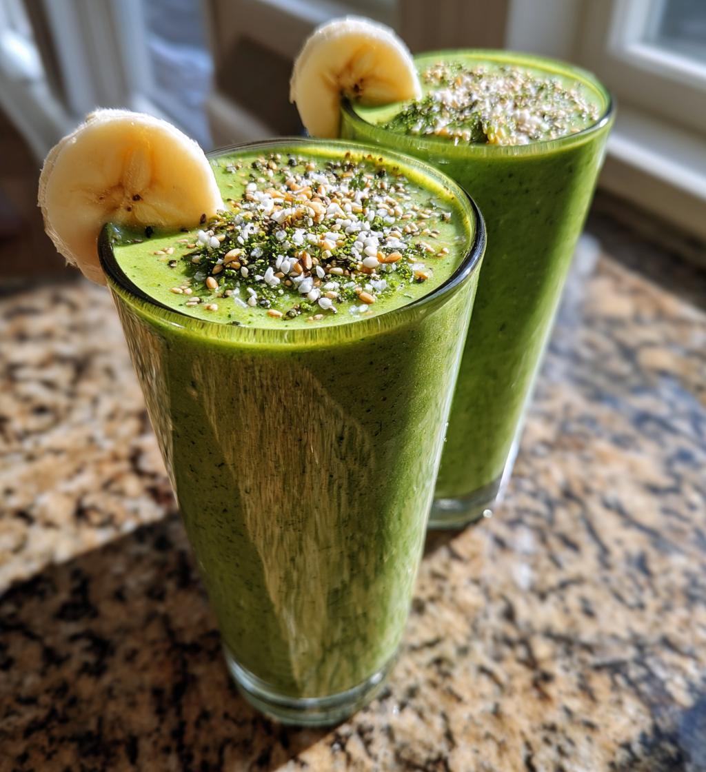 green smoothie recipe easy healthy - detail 1