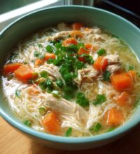 hawaiian style chicken long rice soup