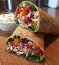 healthy chicken wraps recipe