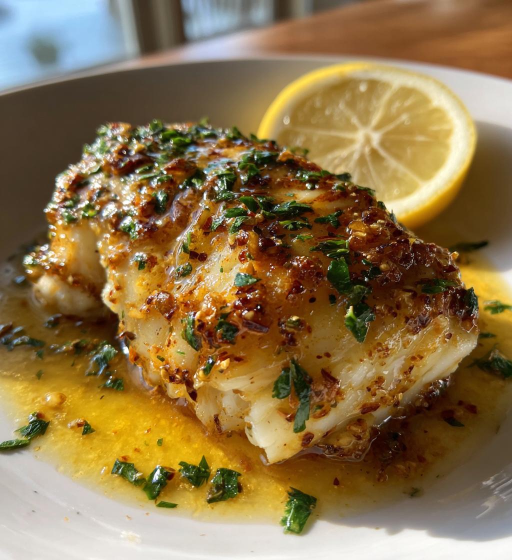 healthy lemon butter baked cod recipe