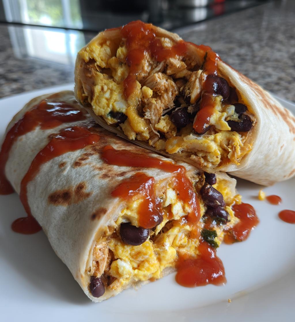 high protein breakfast burritos