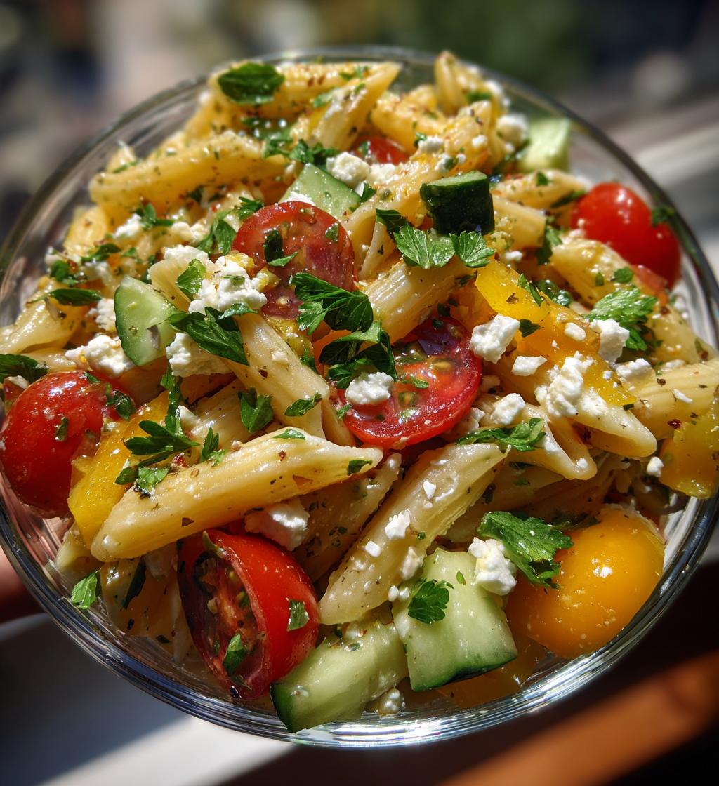 high protein pasta salad recipe