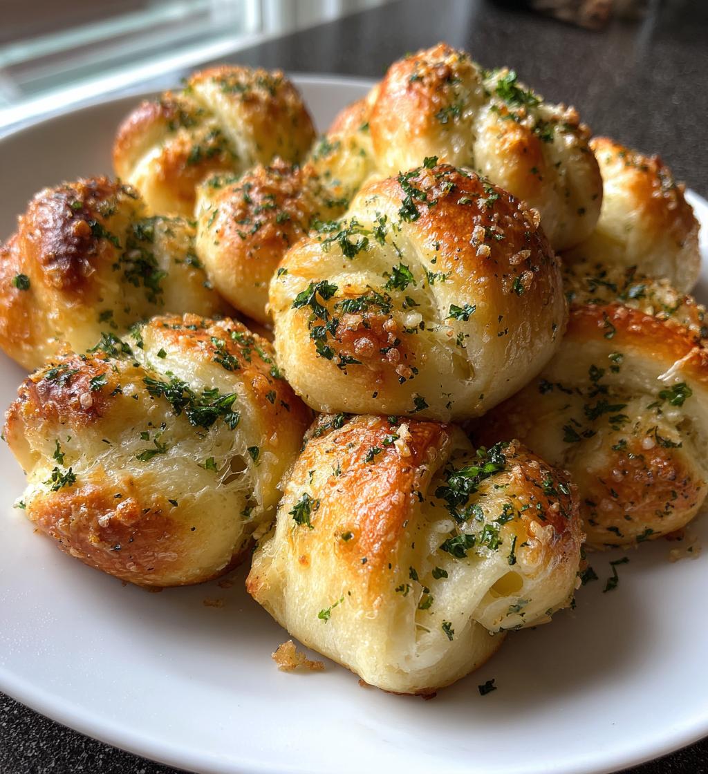 homemade garlic knots recipe - detail 1