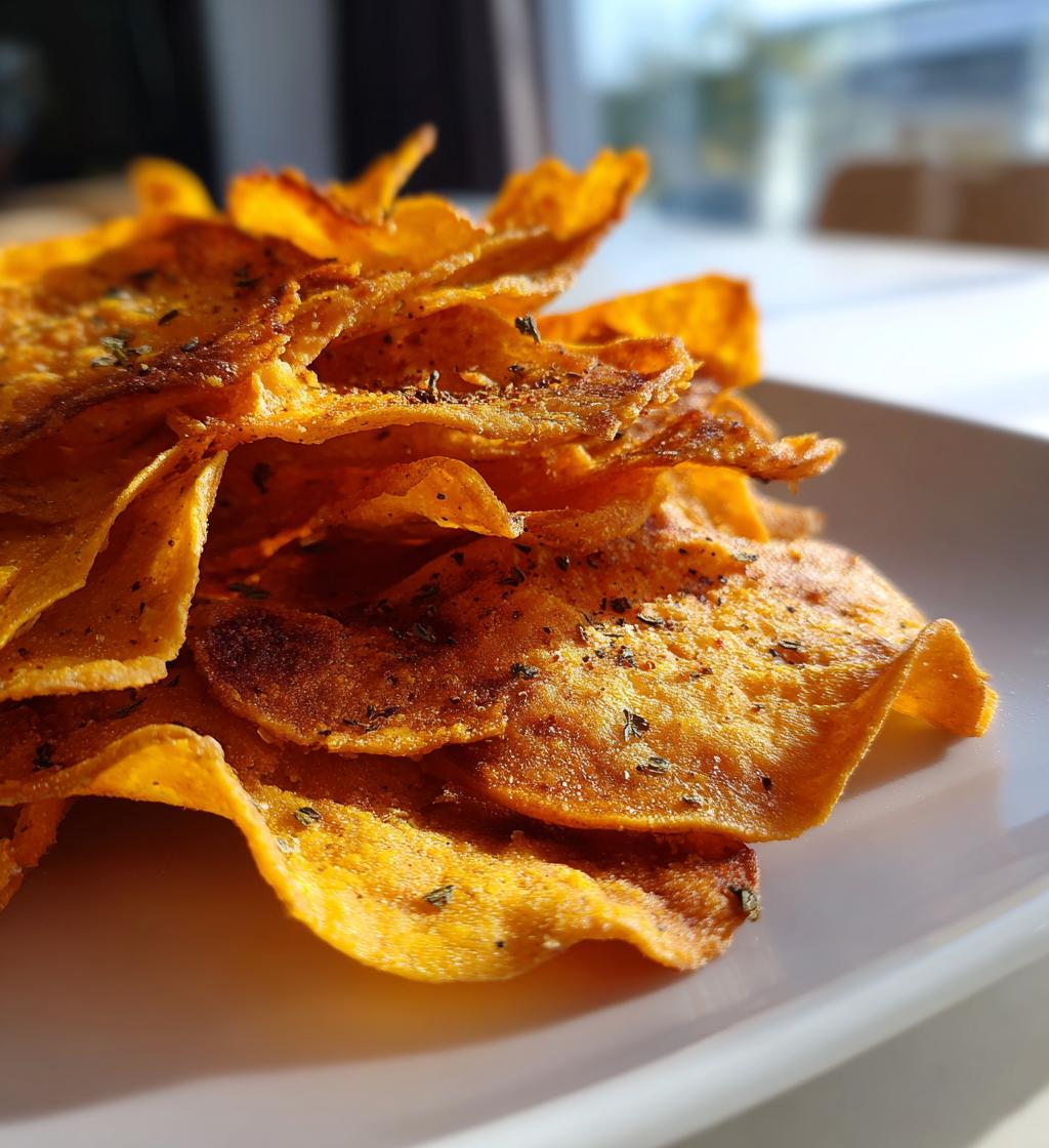 homemade lentil chips recipe protein snack - detail 1