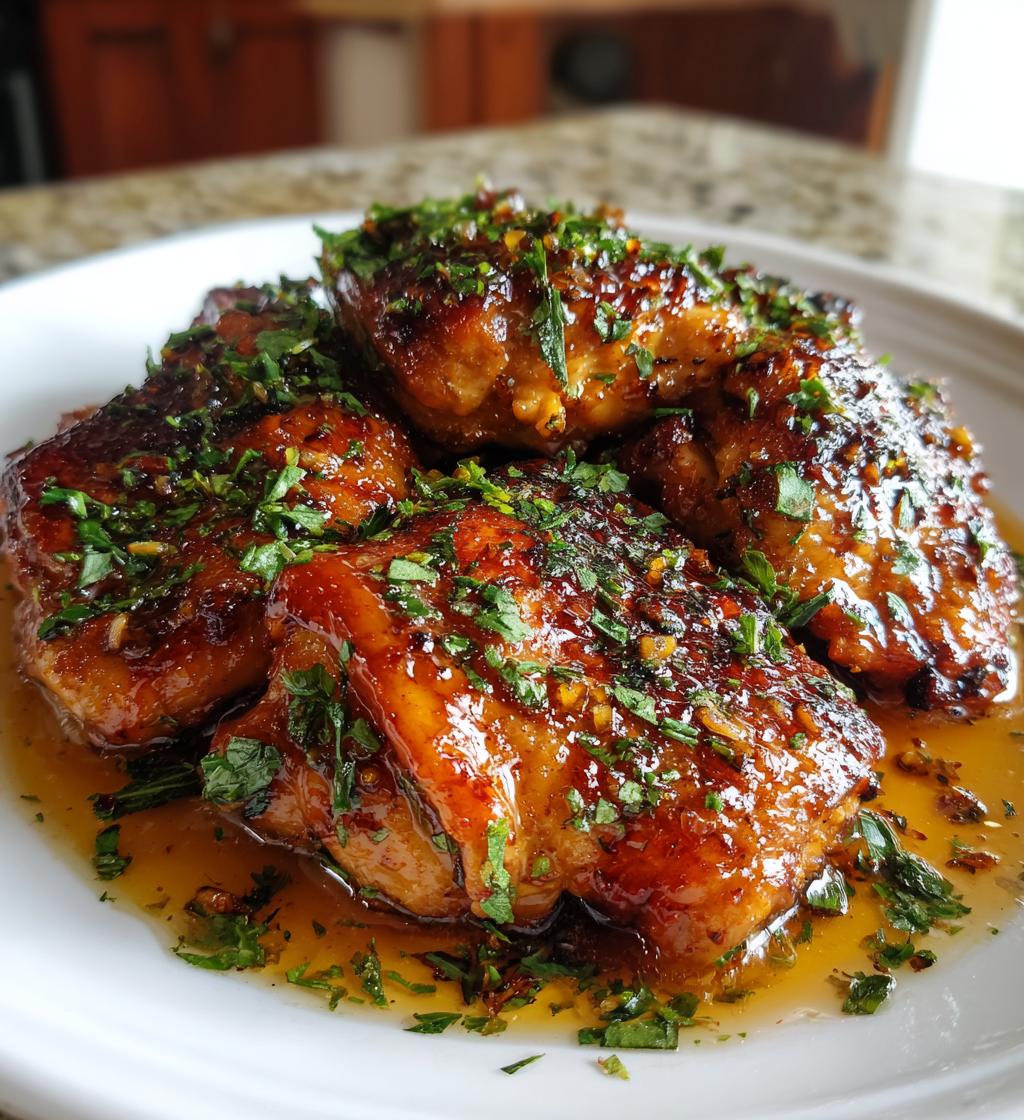 honey garlic chicken