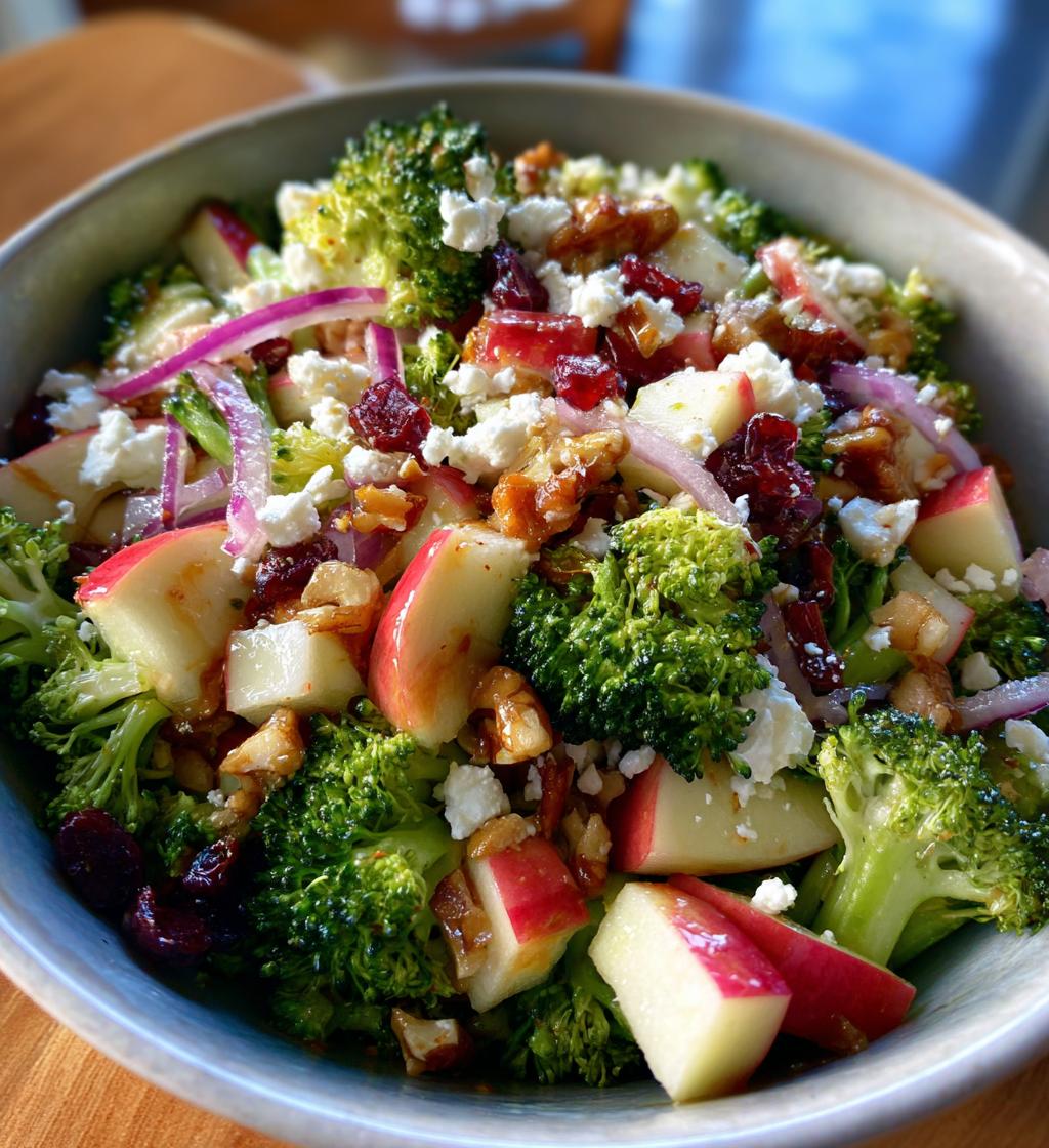 honeycrisp broccoli salad - detail 1