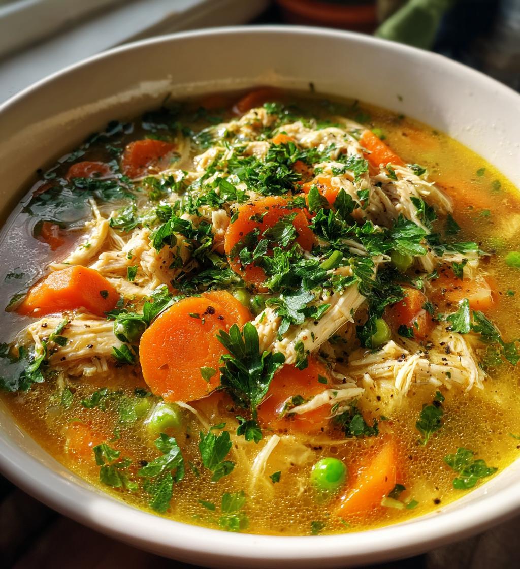 instant pot chicken soup recipe