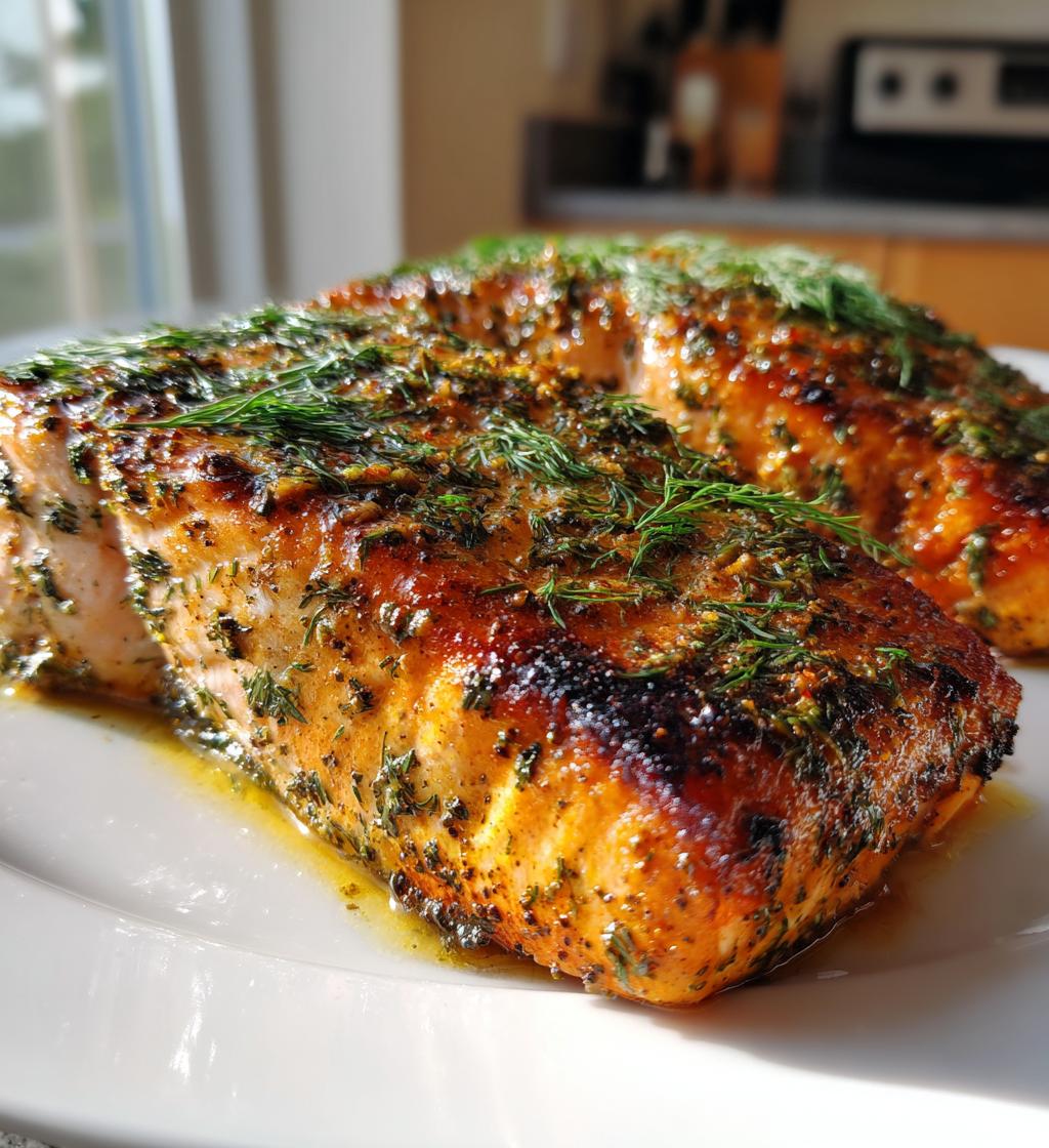 irresistible grilled salmon with the best salmon seasoning - detail 1