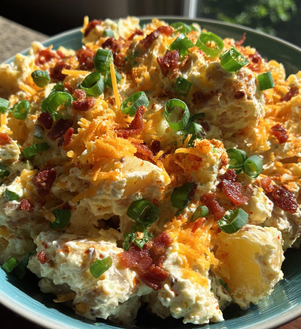 jalapeno popper potato salad - detail 1