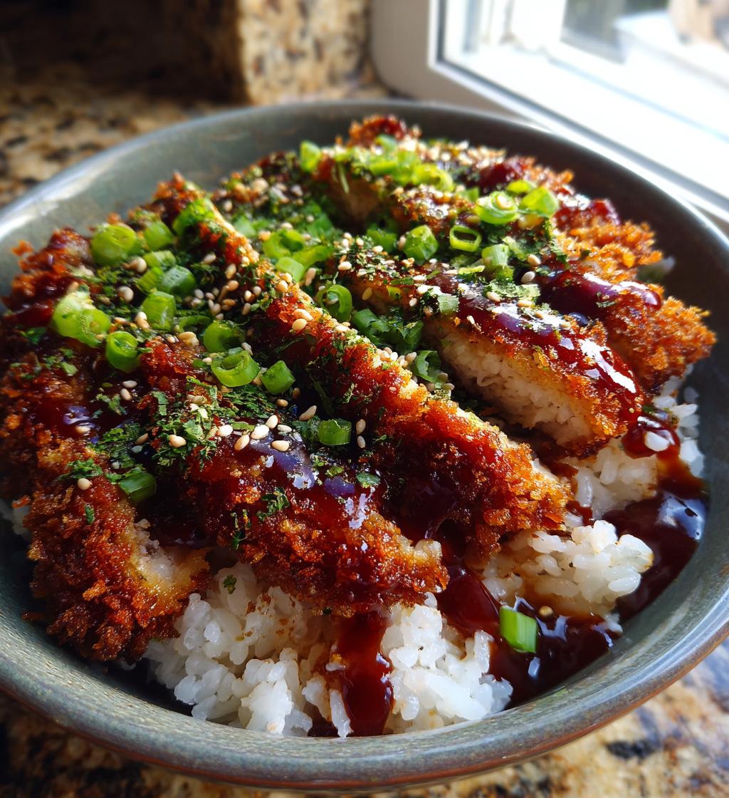 japanese katsu bowls with tonkatsu sauce 2 - detail 1