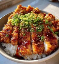 japanese katsu bowls with tonkatsu sauce 2