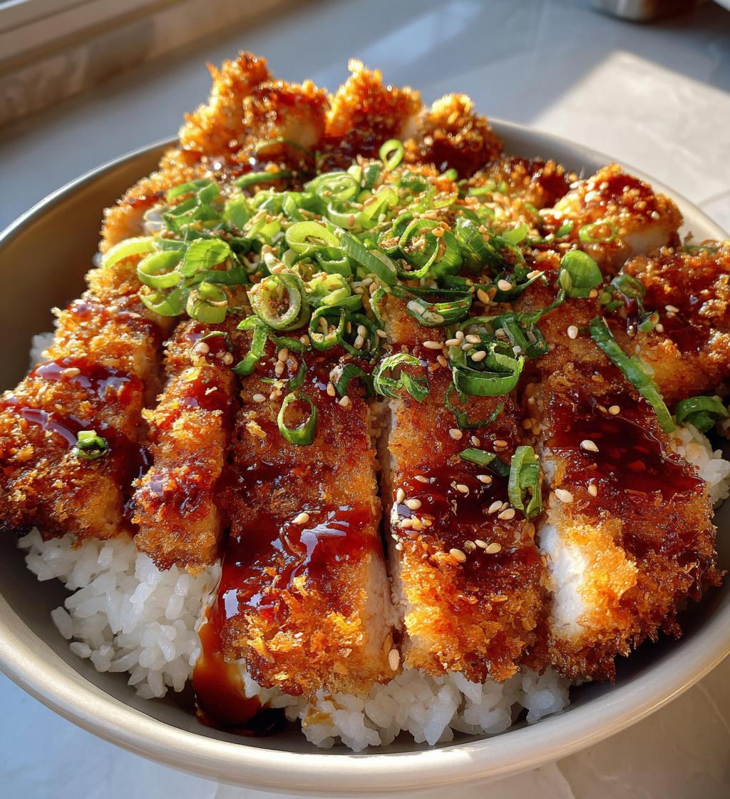 japanese katsu bowls with tonkatsu sauce 2