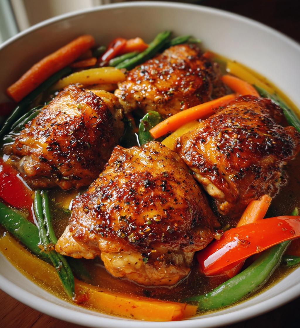 juicy chicken thigh dinner recipe - detail 1
