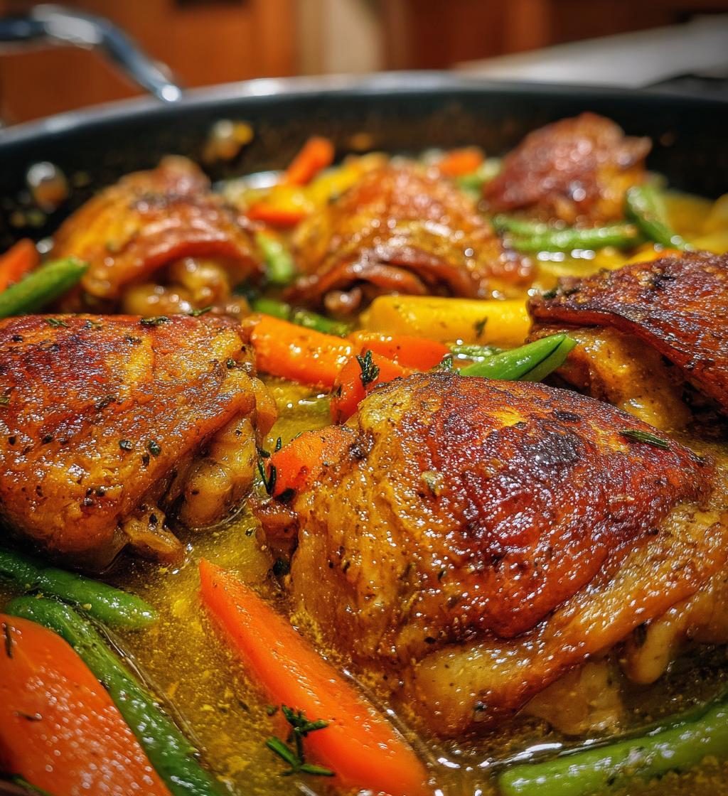 juicy chicken thigh dinner recipe