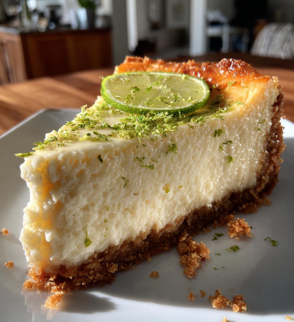 key lime cheesecake recipe creamy tangy dessert - detail 1