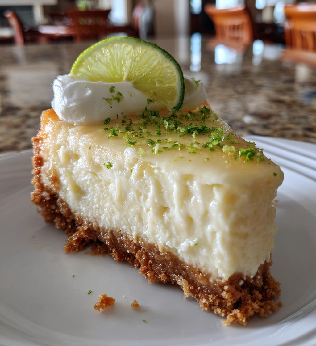 key lime cheesecake recipe creamy tangy dessert