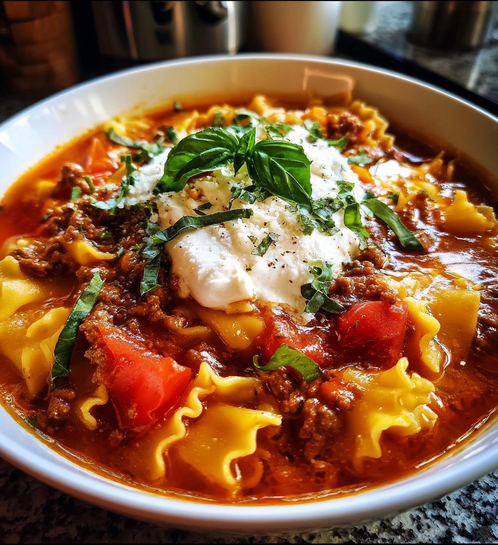 lasagna soup recipe easy comfort food