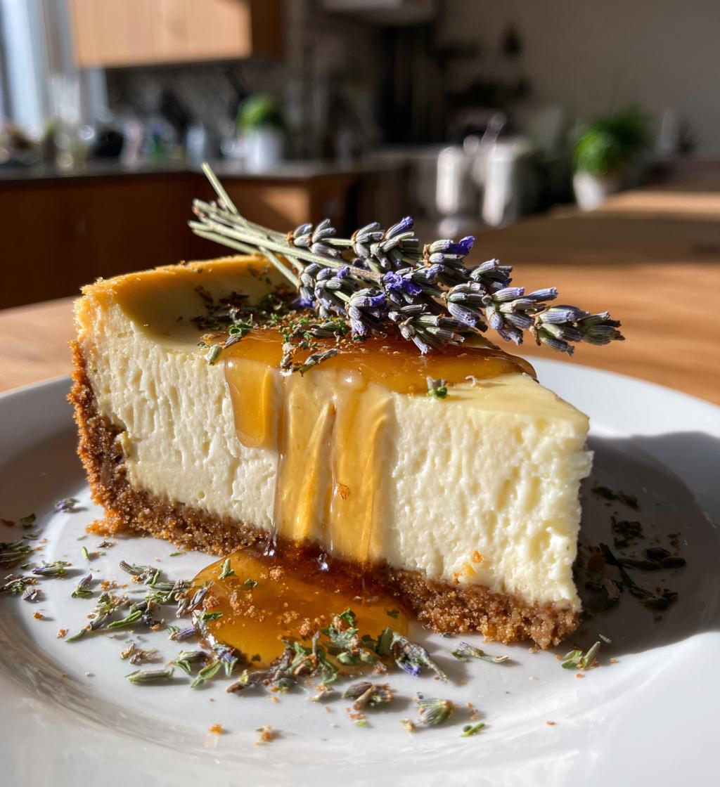 lavender honey cheesecake recipe