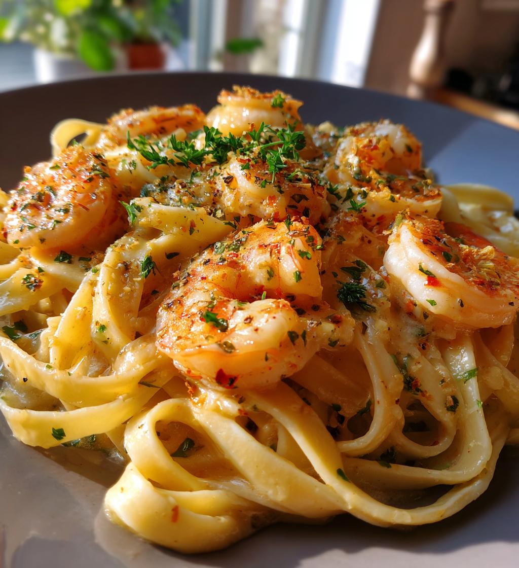 lemon butter pasta with shrimp recipe