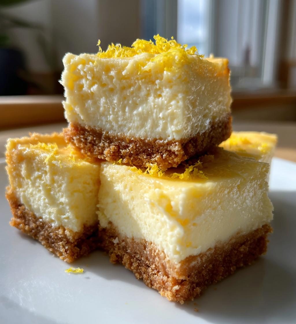 lemon cheesecake bars recipe
