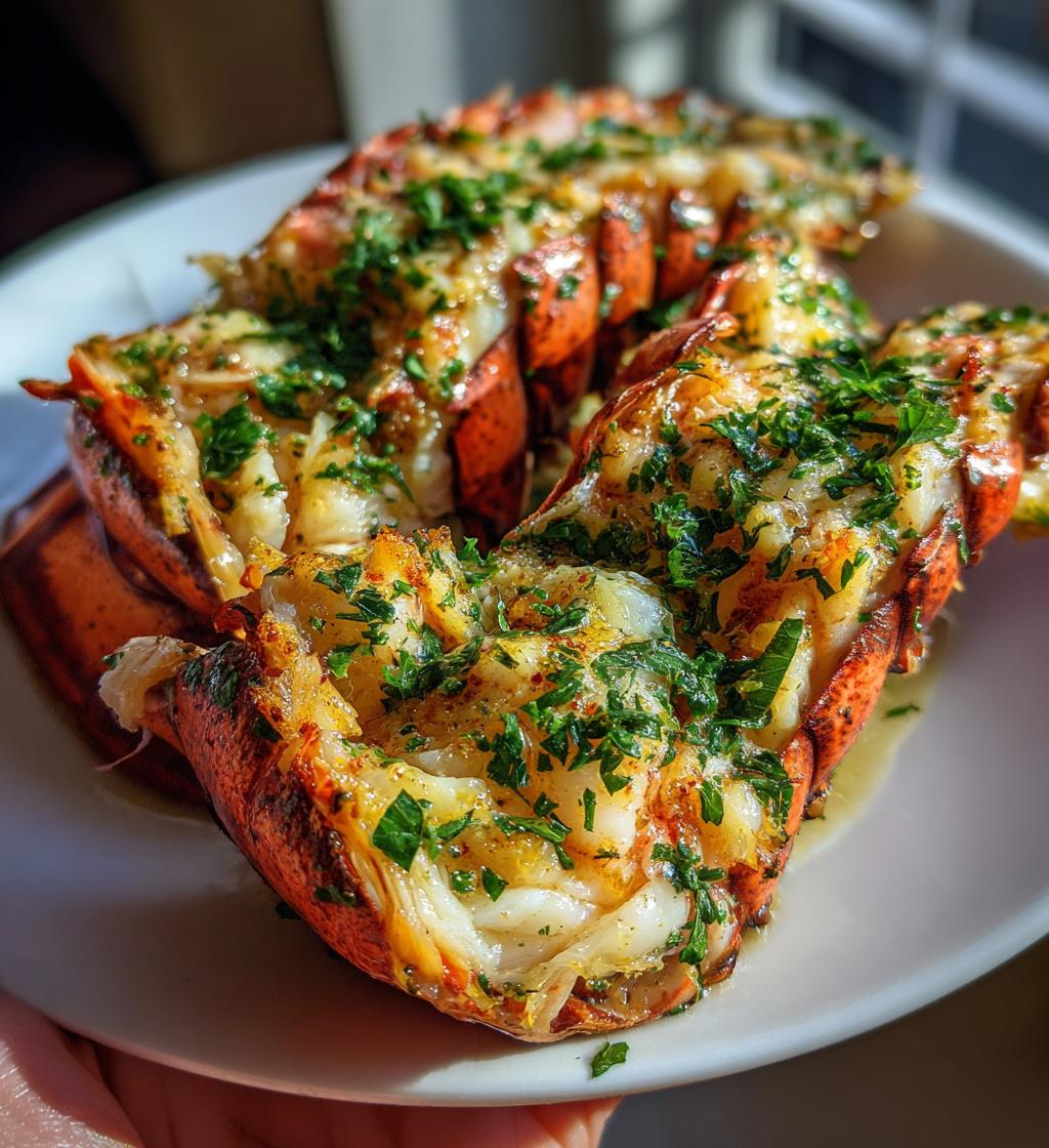 lemon garlic butter lobster tails recipe
