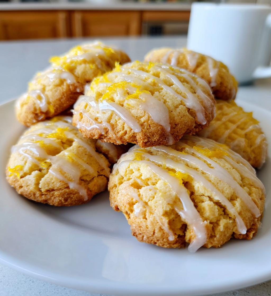 lemon glazed cookies recipe easy baking