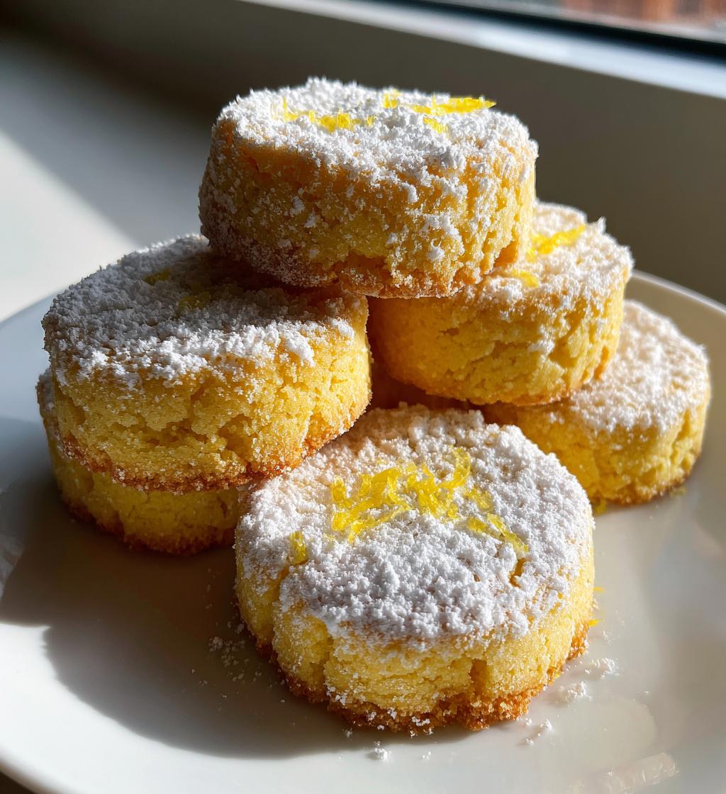lemon shortbread cookies
