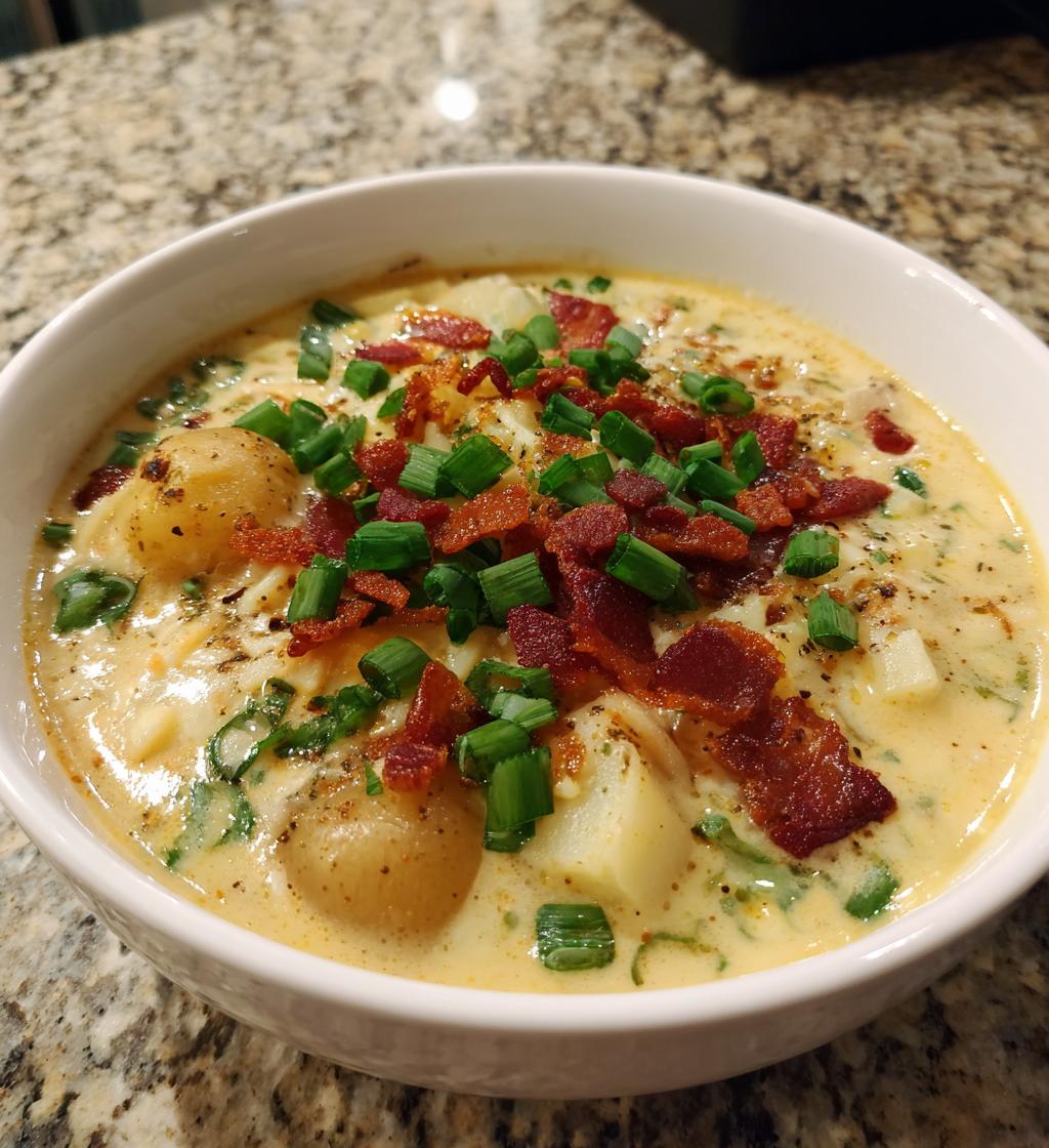 loaded baked potato soup recipe - detail 1