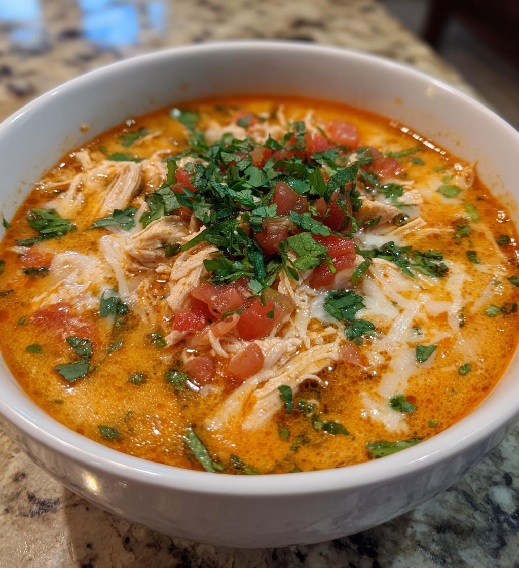 low carb chicken enchilada soup recipe