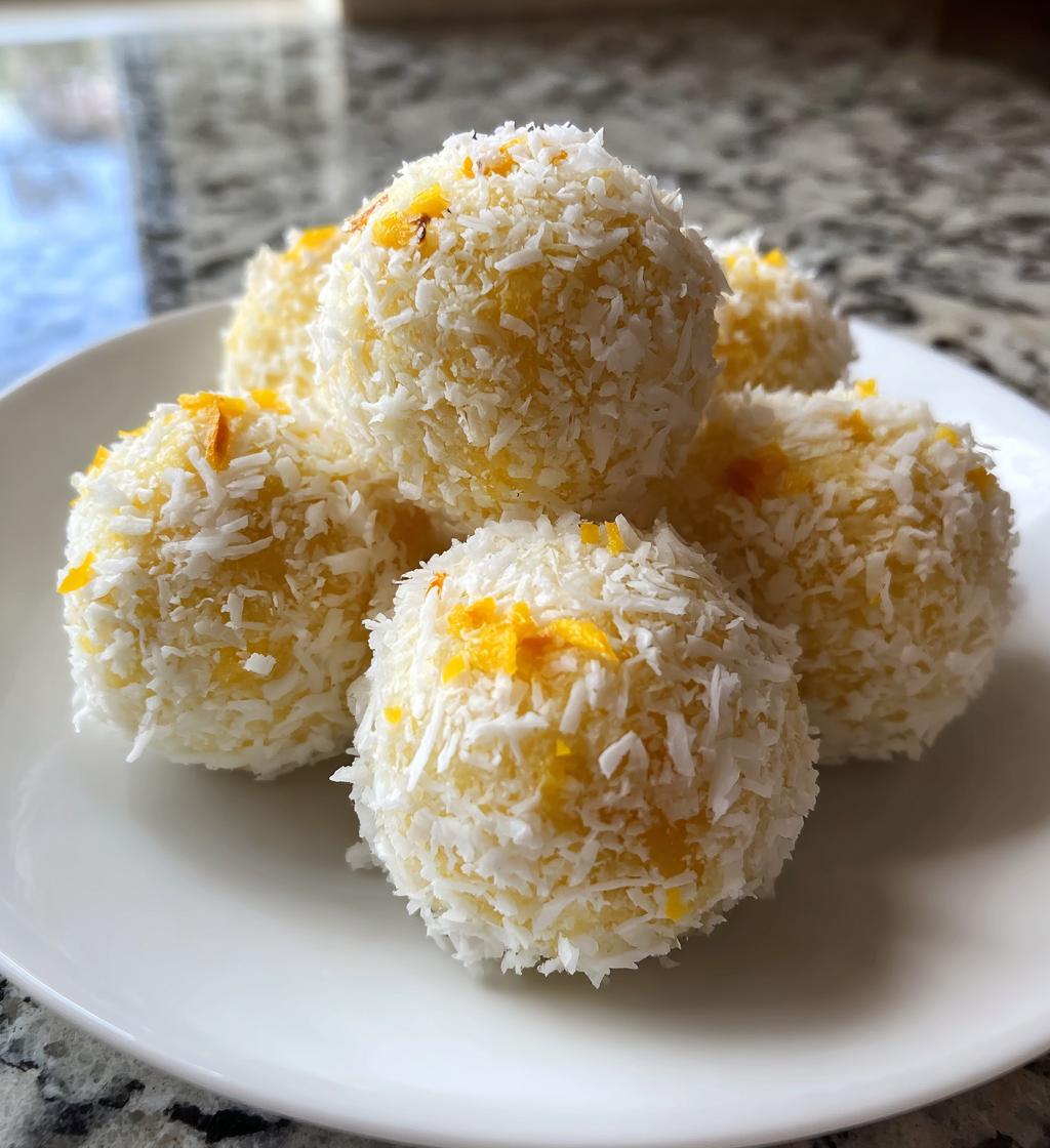 mango coconut truffles recipe easy dessert