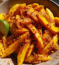 mango slices with chili powder recipe
