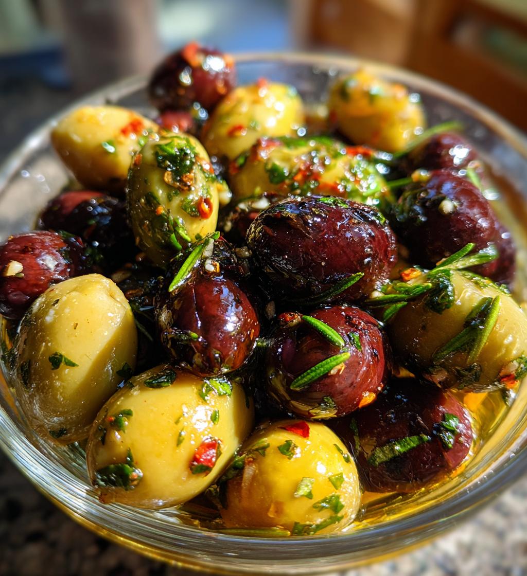 marinated olives recipe