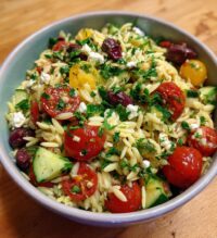 mediterranean orzo pasta salad