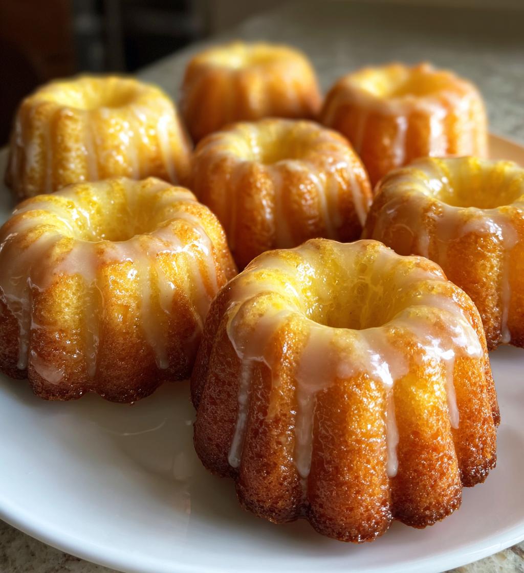 mini lemon bundt cakes recipe - detail 1