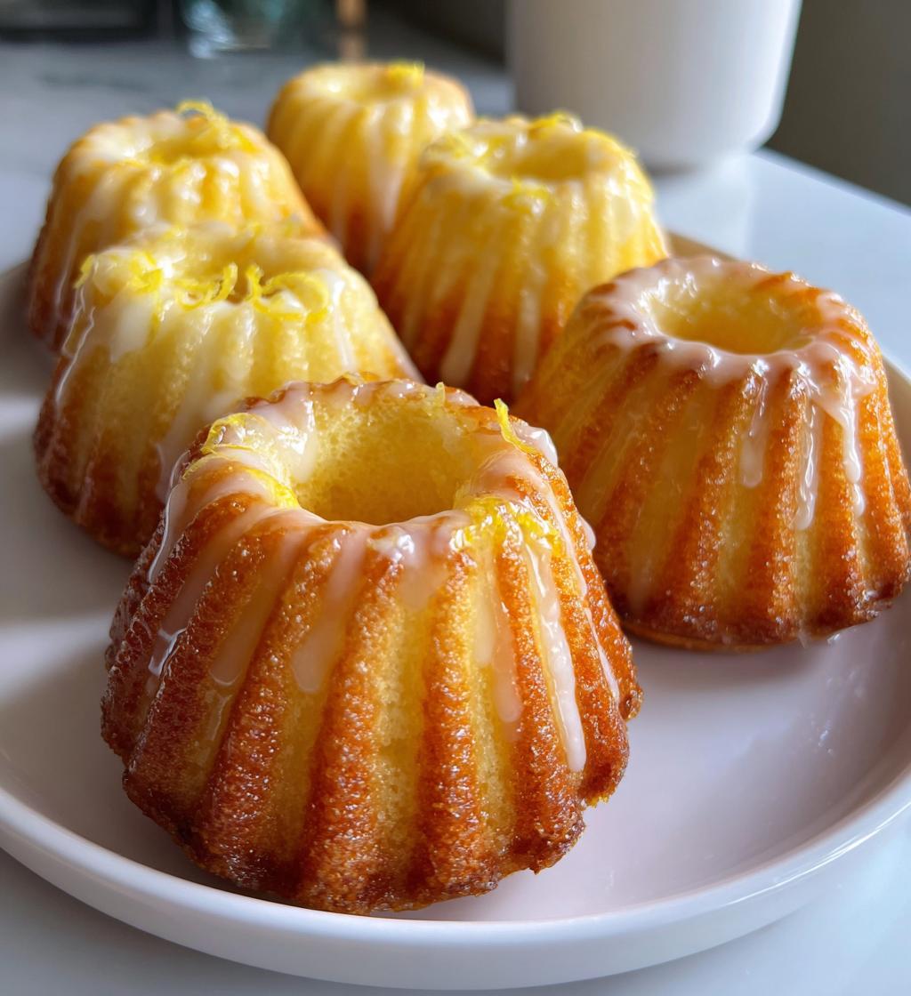 mini lemon bundt cakes recipe