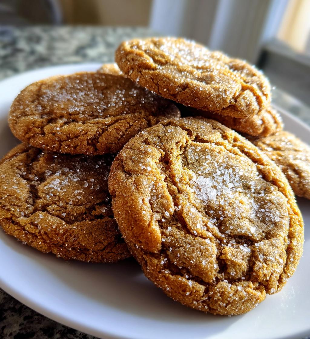 molasses ginger cookies recipe