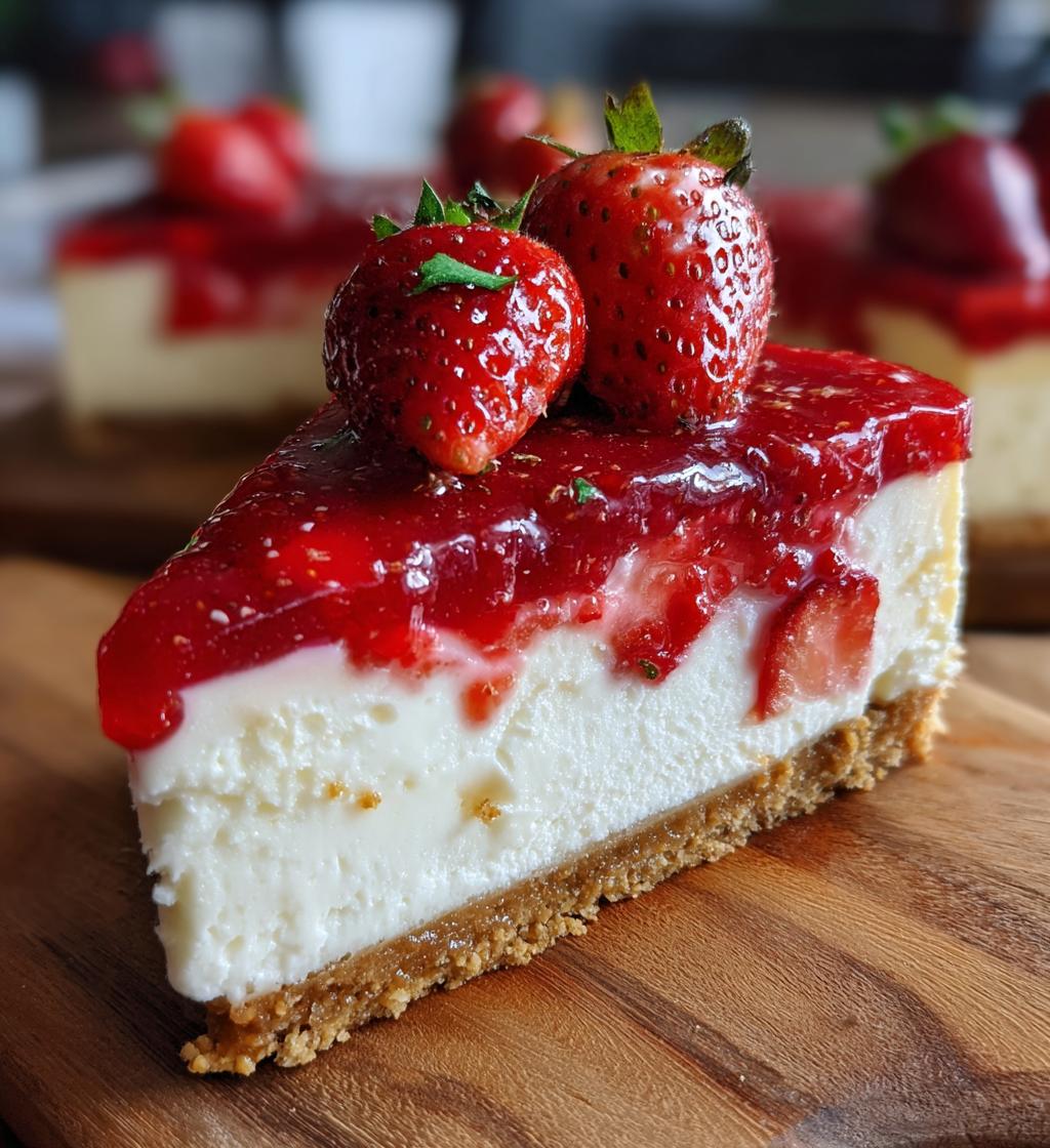 no bake strawberry cheesecake recipe