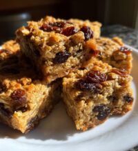 oatmeal raisin cookie bars recipe