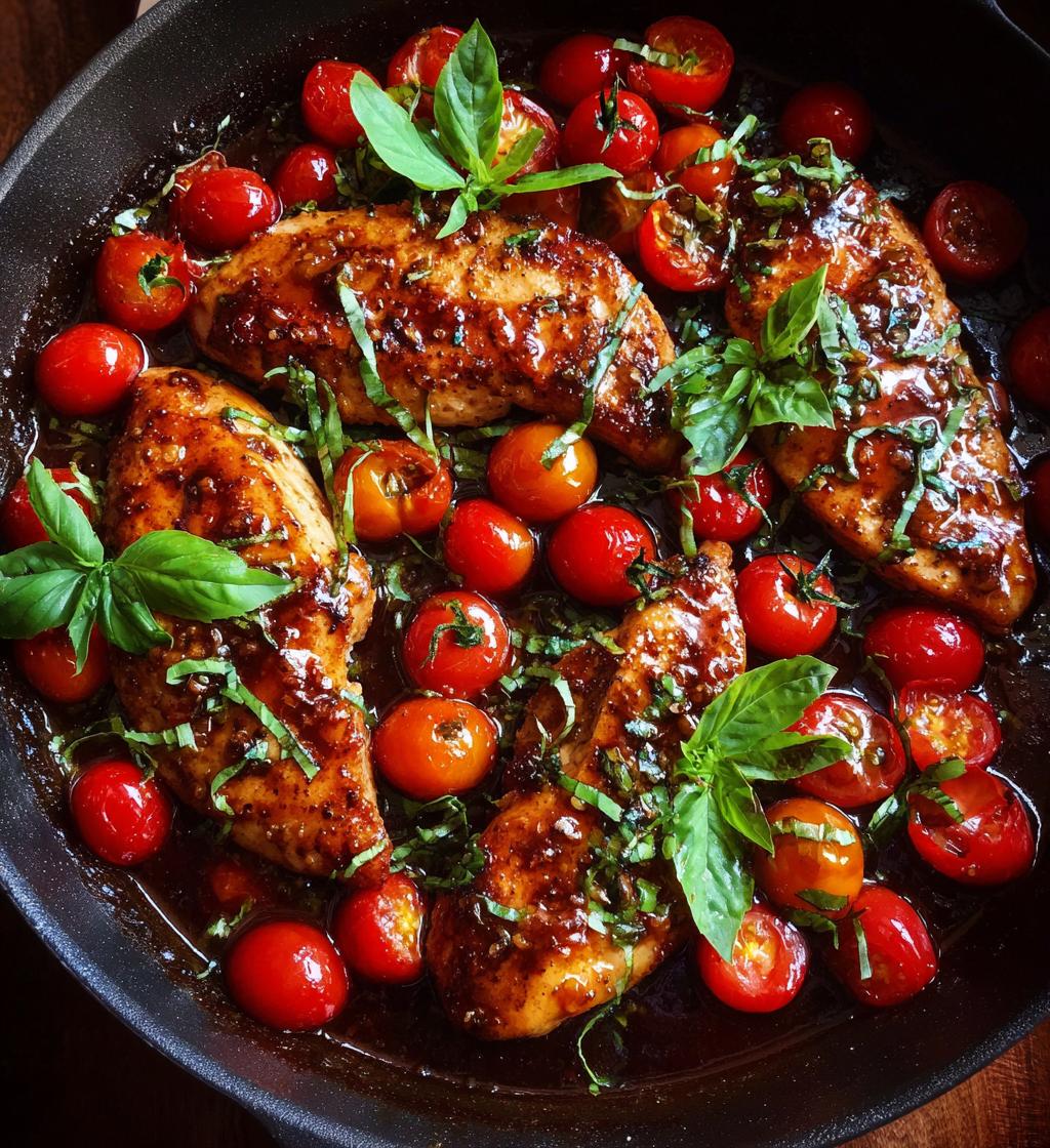 one pan balsamic chicken