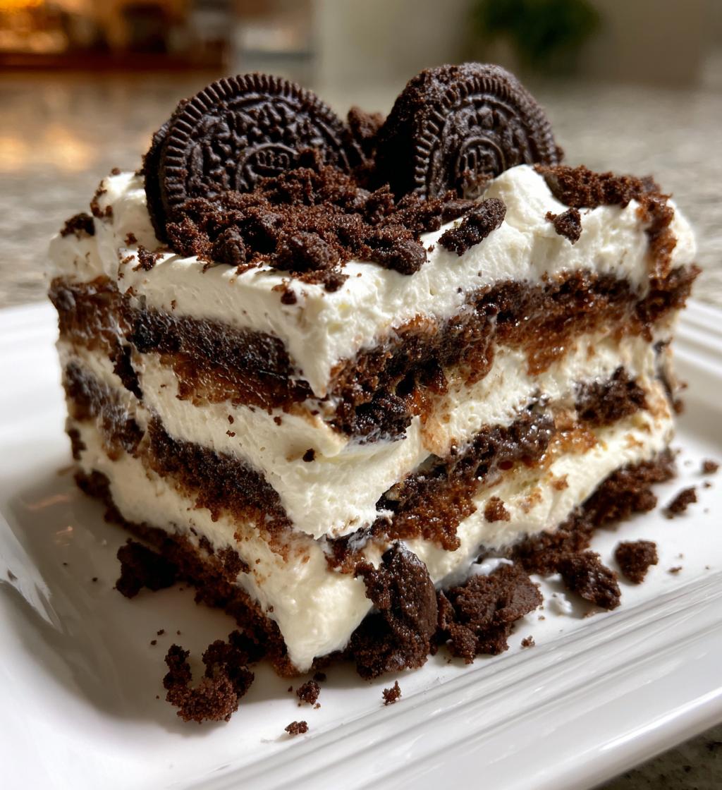 oreo icebox cake