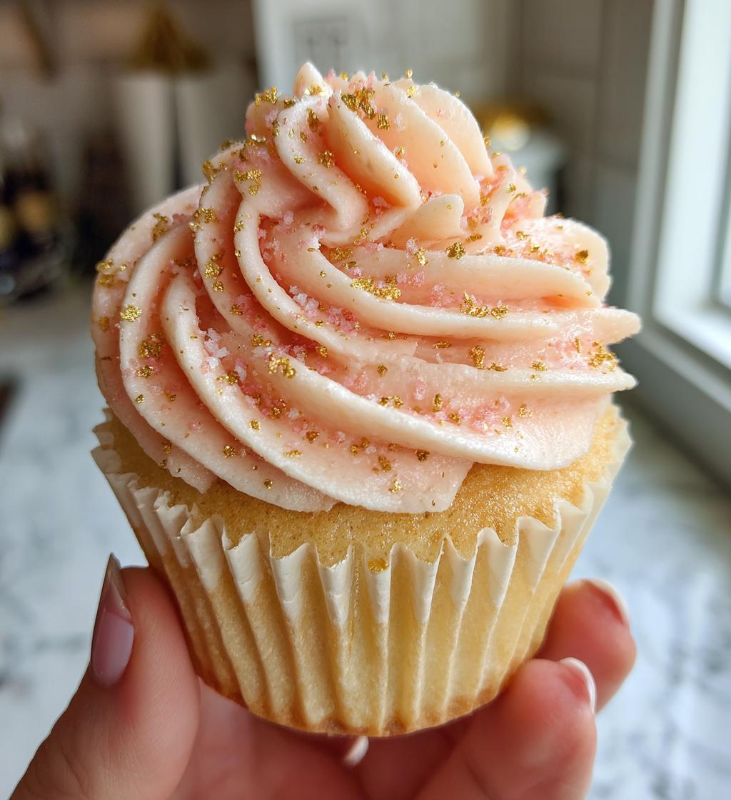 peach bellini cupcakes - detail 1