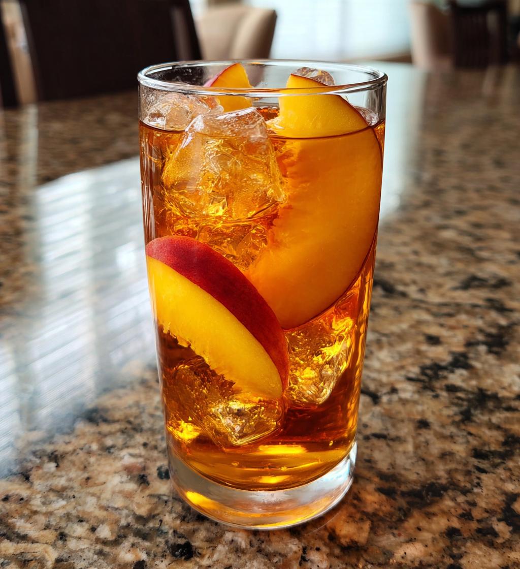 peach iced tea recipe - detail 1
