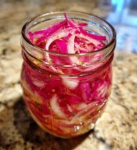 quick pickled red onions